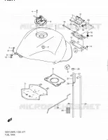 RESERVOIR D'ESSENCE (GSX1300RL1 E24) pour Suzuki HAYABUSA 1300 2011