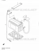 BATTERIE (GSX650FL1 E03) pour Suzuki GSX-F 650 2011