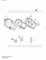 COMPTEUR (GSX650FL1 E28) pour Suzuki GSX-F 650 2011