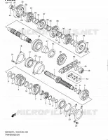 TRANSMISSION pour Suzuki GSX-F 650 2011