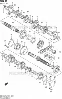 TRANSMISSION pour Suzuki GSX-F 650 2012