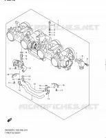 CORPS DE PAPILLON (GSX650FAL1 E28) pour Suzuki GSX-F 650 2011