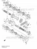 TRANSMISSION pour Suzuki GSX-F 650 2011