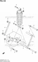 BIELLETTE D'AMORTISSEUR (GSX650FAL2 E21) pour Suzuki GSX-F 650 2012