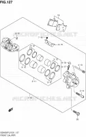 ETRIER DE FREIN AVANT (GSX650FUL2 E21) pour Suzuki GSX-F 650 2012