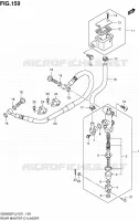 MAITRE CYLINDRE ARRIERE (GSX650FL2 E24) pour Suzuki GSX-F 650 2012