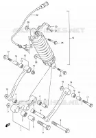 BIELLETTE D'AMORTISSEUR (VOIR NOTE) pour Suzuki GSX-F 750 1989