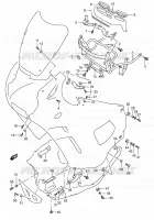 FLANCS DE CARENAGES pour Suzuki GSX-F 750 1990