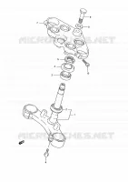 COLONNE DE DIRECTION pour Suzuki GSX-F 750 1994