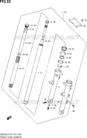 FOURCHE (GW250L3 P21) pour Suzuki INAZUMA 250 2013