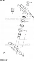 COLONNE DE DIRECTION pour Suzuki INAZUMA 250 2013