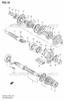 TRANSMISSION pour Suzuki MARAUDER 125 2011