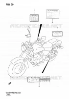 ETIQUETTE pour Suzuki MARAUDER 250 2004
