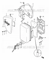 CARENAGES ARRIERE pour Suzuki BOULEVARD 650 1993