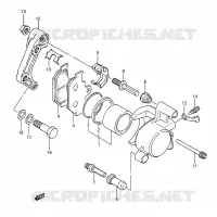 ETRIER DE FREIN AVANT pour Suzuki BOULEVARD 650 1993