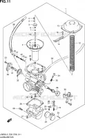 CARBURATEUR (LS650L3 E03) pour Suzuki SAVAGE 650 2013