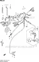 FAISCEAU ELECTRIQUE (LS650L3 E28) pour Suzuki SAVAGE 650 2013