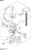 CARBURATEUR (LS650L4 E33) pour Suzuki SAVAGE 650 2014