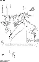 FAISCEAU ELECTRIQUE (LS650L4 E33) pour Suzuki SAVAGE 650 2014