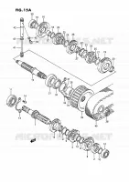 TRANSMISSION (MODEL M/R E02,E04,E15,E16,E17,E18,E22,E25,E39,E53) pour Suzuki SAVAGE 650 1988