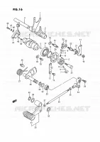 ENSEMBLE SELECTEUR DE VITESSES (MODEL G/J/K/L,LS650PM E01) pour Suzuki SAVAGE 650 1989