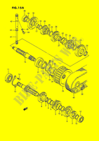 TRANSMISSION (MODEL M/R E02,E04,E15,E16,E17,E18,E22,E25,E39,E53) pour Suzuki SAVAGE 650 1989