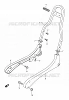DOSSERET (MODELE V/W/X/Y/K1/K2/K3) pour Suzuki SAVAGE 650 2001