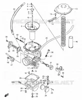CARBURATEUR pour Suzuki SAVAGE 650 2003