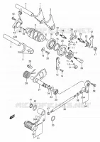 ENSEMBLE SELECTEUR DE VITESSES pour Suzuki SAVAGE 650 2003