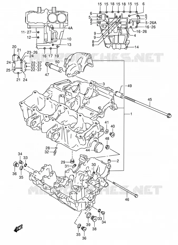 CARTER Suzuki MOTO 600 RF 1993  RF600RP/RF600RUP