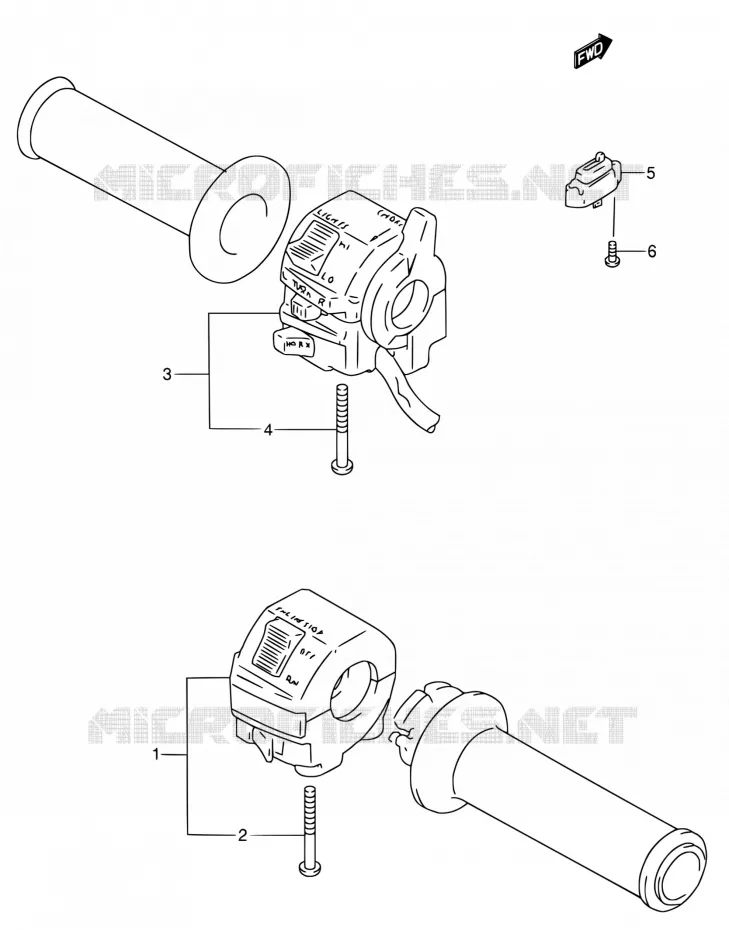 COMMODOS Suzuki MOTO 600 RF 1994  RF600RR/RF600RUR