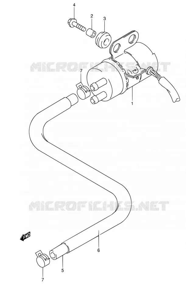 POMPE A ESSENCE Suzuki MOTO 600 RF 1995  RF600RS/RF600RUS