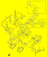 SYSTÈME DE RECYCLAGE GAZ D'ECHAPPEMENT (E18,E39) pour Suzuki RF 900 1996
