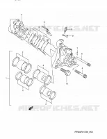 ETRIER DE FREIN AVANT pour Suzuki RF 900 1995