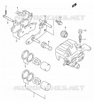 ETRIER DE FREIN ARRIERE pour Suzuki RG 125 1994