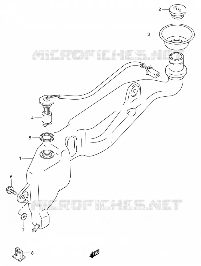 RESERVOIR D'HUILE Suzuki MOTO 125 RG 1994  RG125FU R