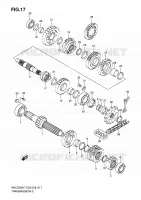 TRANSMISSION pour Suzuki RM-Z 250 2009