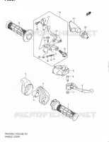 ENSEMBLE LEVIERS   POIGNEES pour Suzuki RM-Z 250 2011