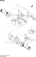 ENSEMBLE LEVIERS   POIGNEES pour Suzuki RM-Z 450 2013
