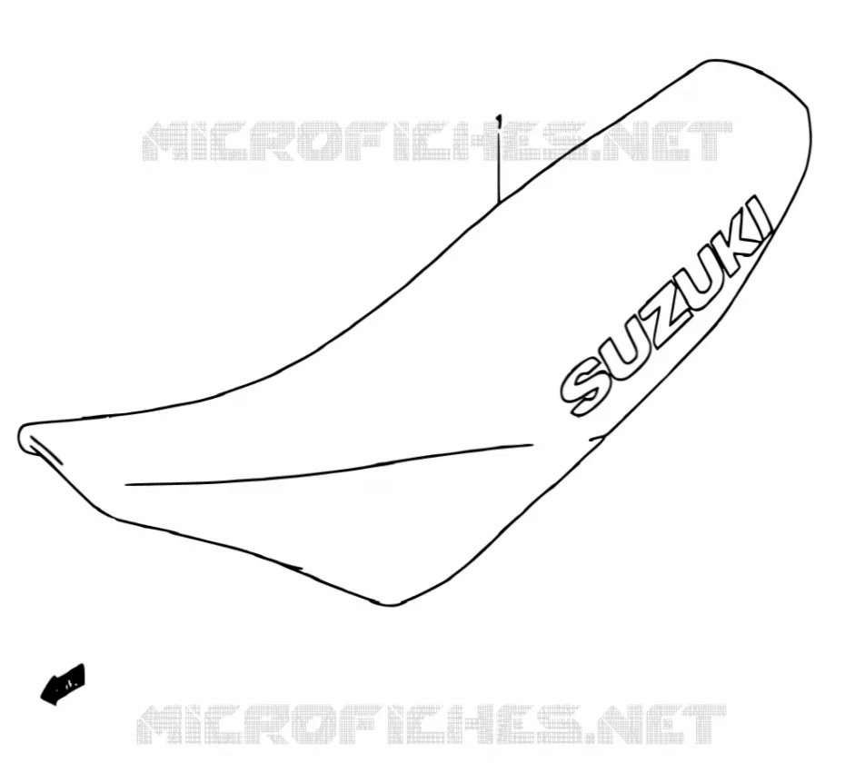 SELLE Suzuki MOTO 250 RM 2000  RM250 Y (E02,E04,E24)
