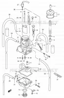 CARBURATEUR (MODELE W/X/Y) pour Suzuki RM 250 2000