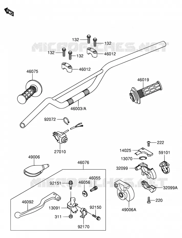 GUIDON Suzuki MOTO 65 RM 2003  RM65K3(E03)