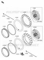 ROUE   PNEU pour Suzuki RM 65 2004