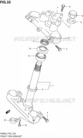 TE DE FOURCHE pour Suzuki RM 85 2012