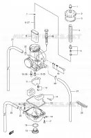 CARBURATEUR pour Suzuki RMX 250 1999