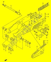BRAS OSCILLANT ARRIERE (MODELE P/R) pour Suzuki RMX 250 1994