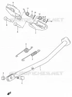 BEQUILLE pour Suzuki RMX 250 1999
