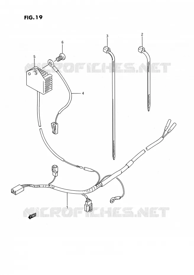 FAISCEAU ELECTRIQUE Suzuki MOTO 250 RMX 1993  RMX250 P (E03)