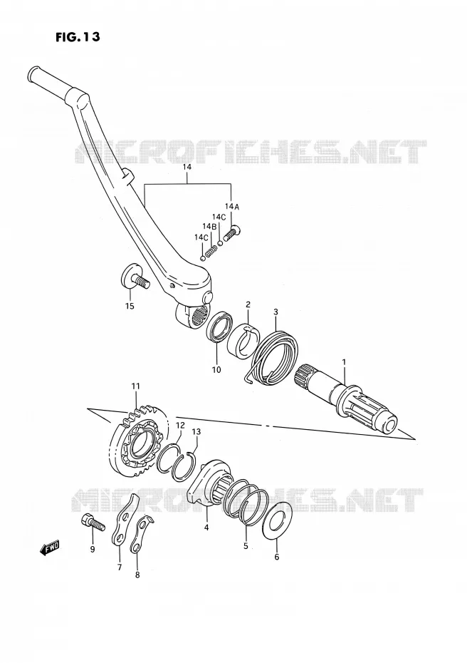 KICK Suzuki MOTO 250 RMX 1994  RMX250 R (E03)