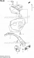 ENSEMBLE FEU ARRIERE (RMX450ZL1 E28) pour Suzuki RMX 450 2011